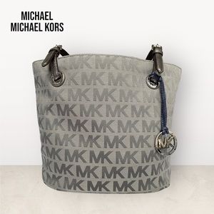 EUC/LIKE NEW - Authentic Michael Kors Signature Jacquard Tote